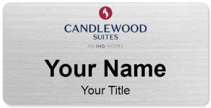 Custom name badges for Candlewood Suites