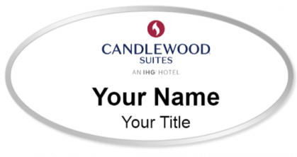 Custom name badges for Candlewood Suites