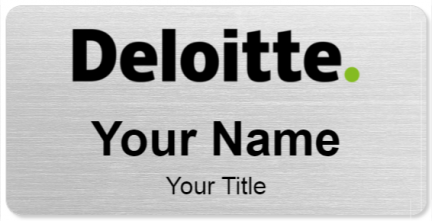 Custom name badges for Deloitte