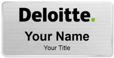 Custom name badges for Deloitte