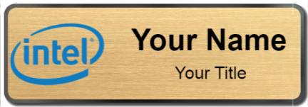 Custom name badges for Intel Corp