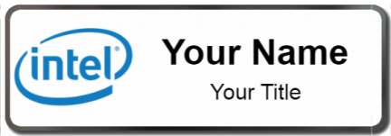 Custom name badges for Intel Corp
