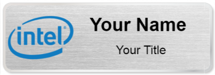 Custom name badges for Intel Corp