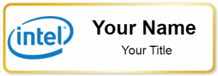 Custom name badges for Intel Corp