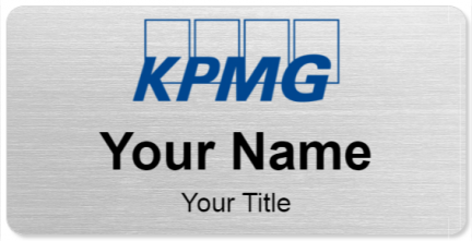 Custom name badges for KPMG