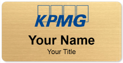 Custom name badges for KPMG