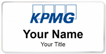 Custom name badges for KPMG