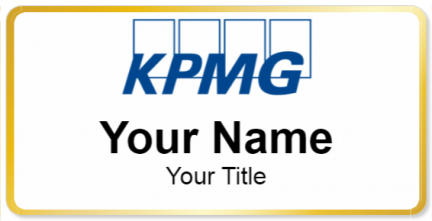 Custom name badges for KPMG