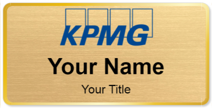 Custom name badges for KPMG