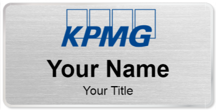 Custom name badges for KPMG