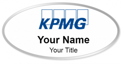 Custom name badges for KPMG
