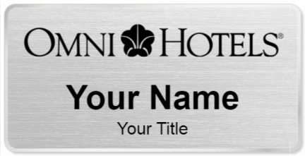 Custom name badges for Omni Hotel
