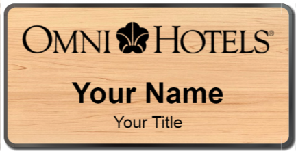 Custom name badges for Omni Hotel