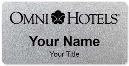 Custom name badges for Omni Hotel