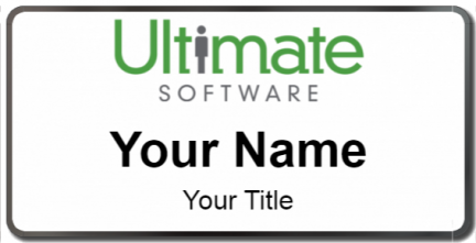 Custom name badges for Ultimate Software