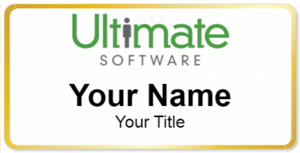 Custom name badges for Ultimate Software