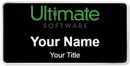 Custom name badges for Ultimate Software