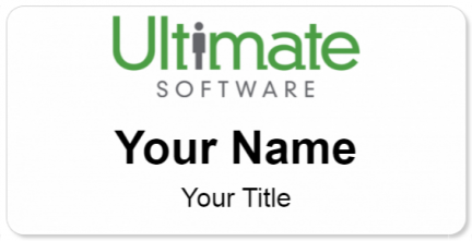 Custom name badges for Ultimate Software