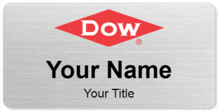 Custom name badges for Dow Chemical