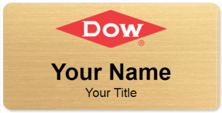 Custom name badges for Dow Chemical