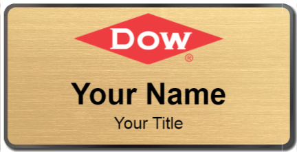Custom name badges for Dow Chemical