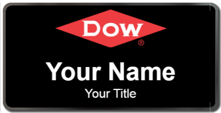 Custom name badges for Dow Chemical