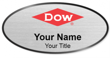Custom name badges for Dow Chemical
