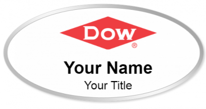 Custom name badges for Dow Chemical