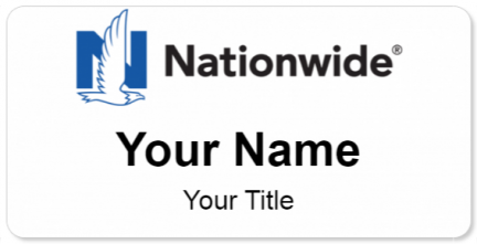 Custom name badges for Nationwide Mutual Insurance