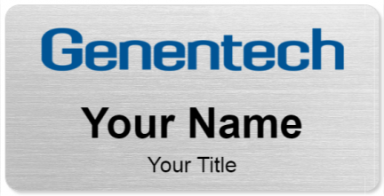 Custom name badges for Genetech Inc