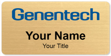 Custom name badges for Genetech Inc