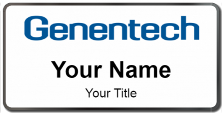 Custom name badges for Genetech Inc