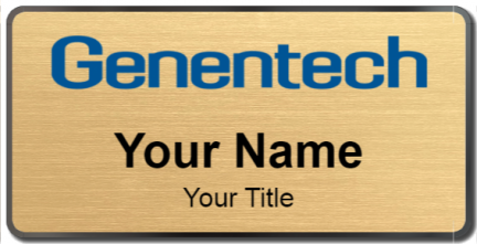 Custom name badges for Genetech Inc