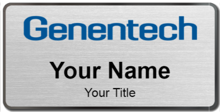 Custom name badges for Genetech Inc