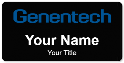 Custom name badges for Genetech Inc