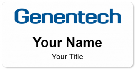 Custom name badges for Genetech Inc