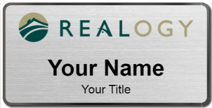 Custom name badges for Realogy