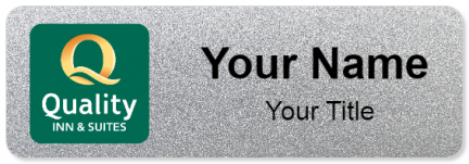 Custom name badges for Quality Inn