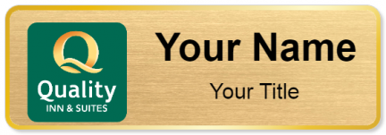 Custom name badges for Quality Inn