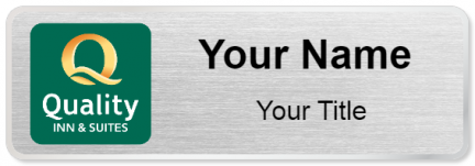 Custom name badges for Quality Inn