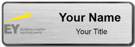 Custom name badges for EY
