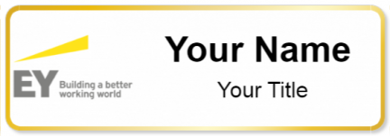 Custom name badges for EY