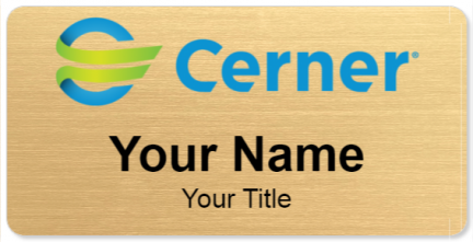 Custom name badges for Cerner Corp
