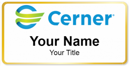 Custom name badges for Cerner Corp