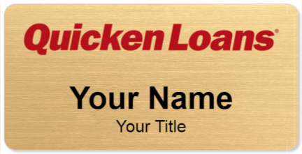 Custom name badges for Quicken Loans