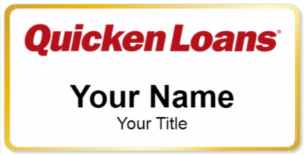 Custom name badges for Quicken Loans