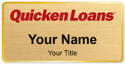 Custom name badges for Quicken Loans