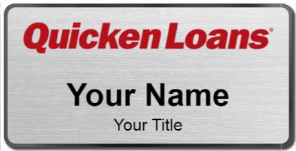 Custom name badges for Quicken Loans