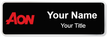 Custom name badges for Aon