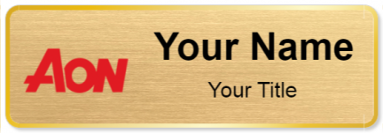 Custom name badges for Aon